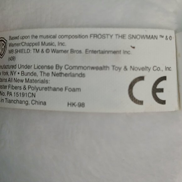 Frosty The Snow Man plush 16in - Picture 9 of 9